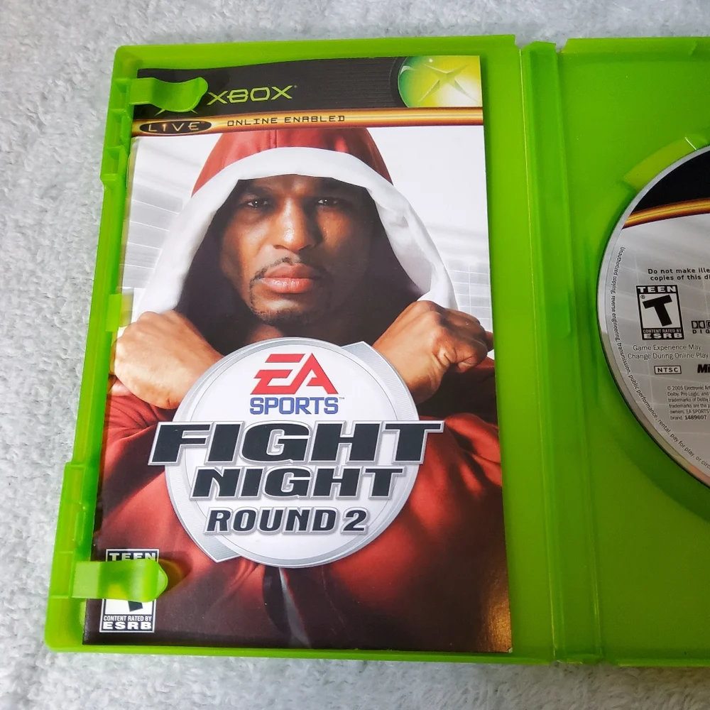 Fight Night: Round 2 Microsoft Original Xbox, 2005 CIB